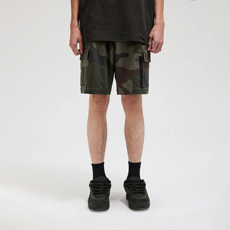 BONELESS Casual Shorts Unisex Camouflage-4