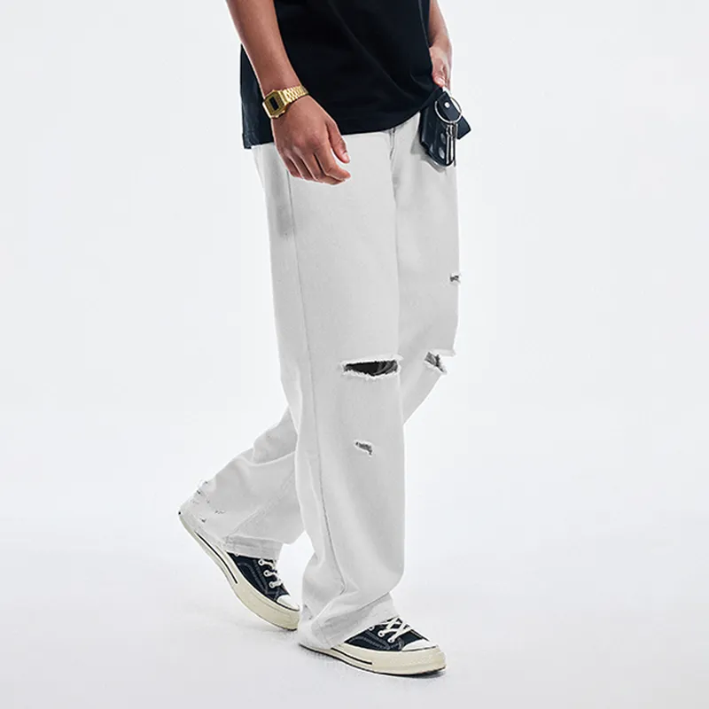 BONELESS Jeans Unisex White-4
