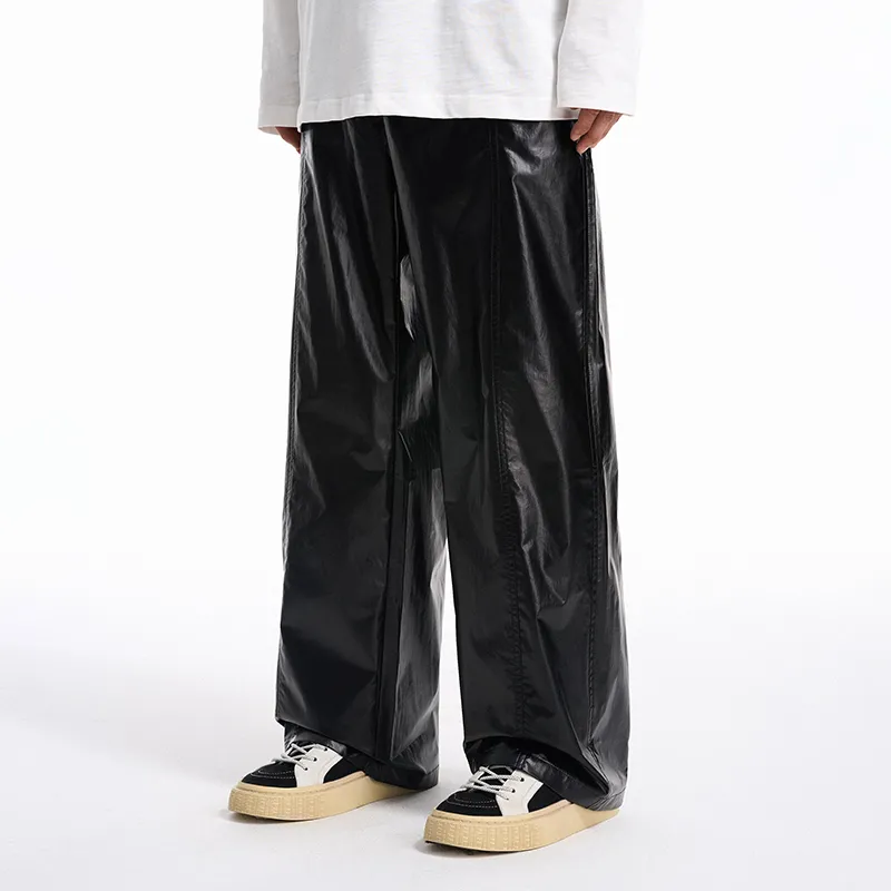 BONELESS Casual Pants Unisex Black-3