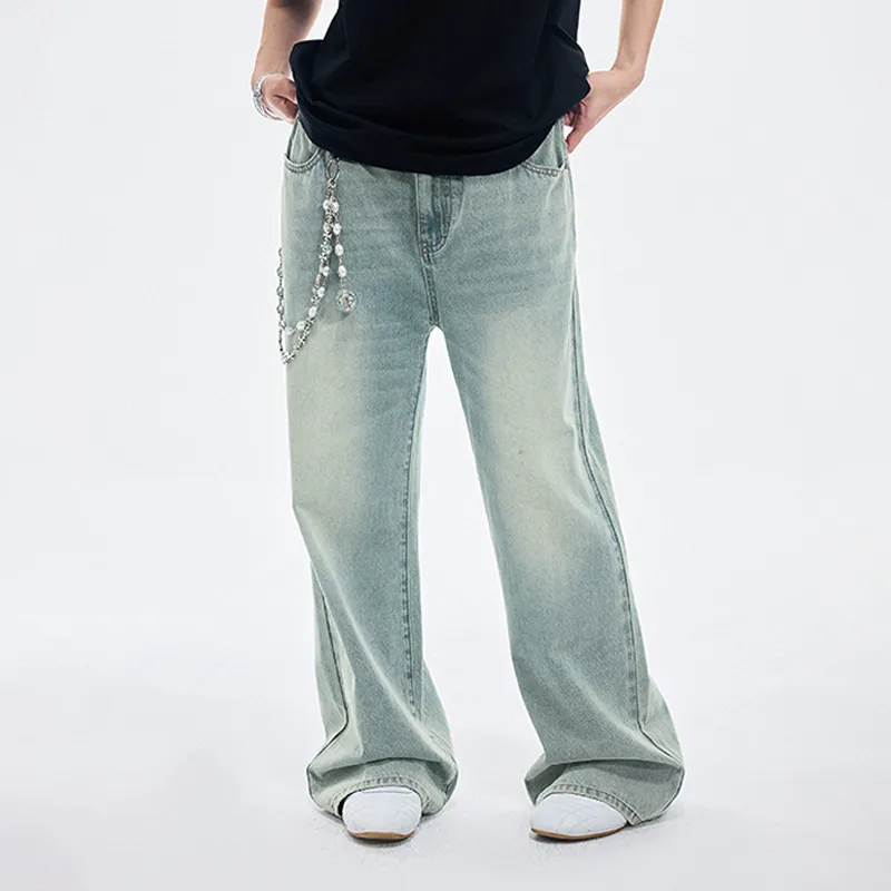 BONELESS Jeans Unisex Yellow Mud Blue-4