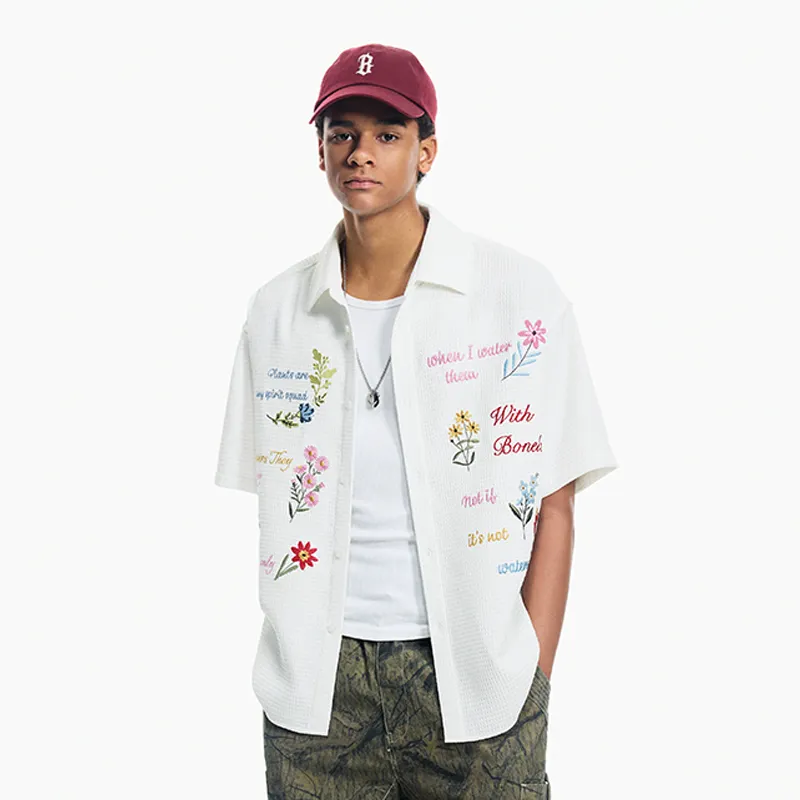 BONELESS Shirts Unisex Ecru-4
