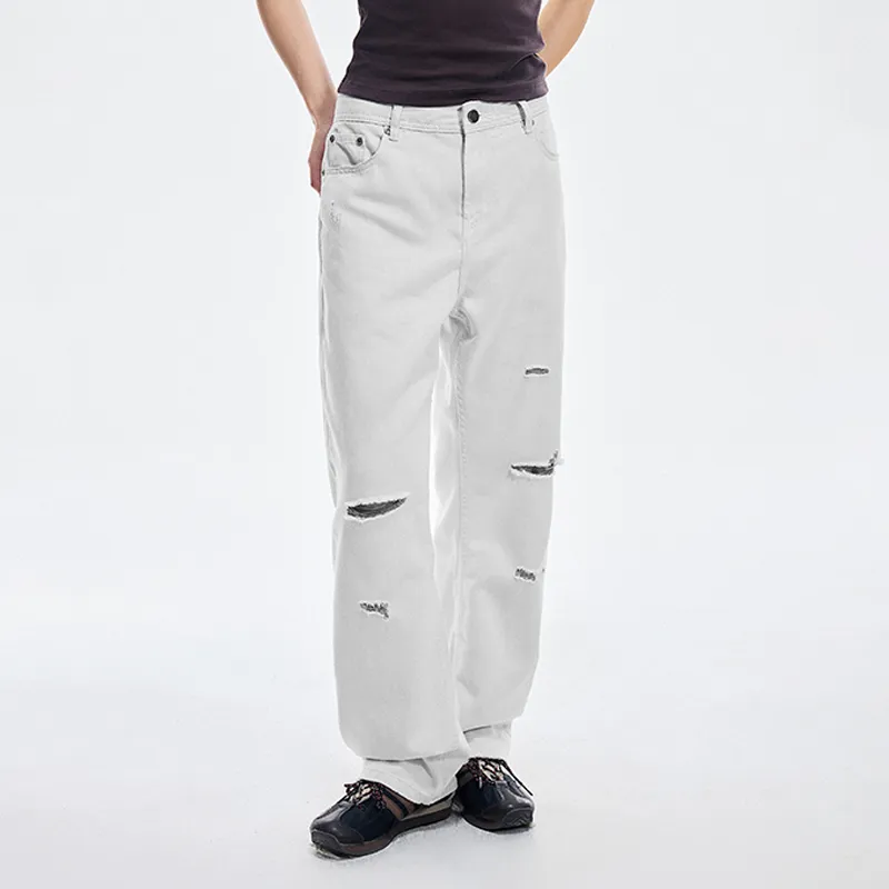 BONELESS Jeans Unisex White-2