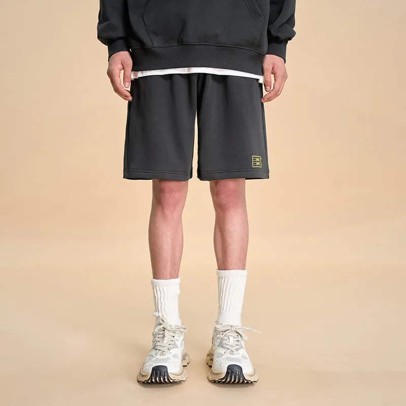 BONELESS Casual Shorts Unisex Charcoal Black-2
