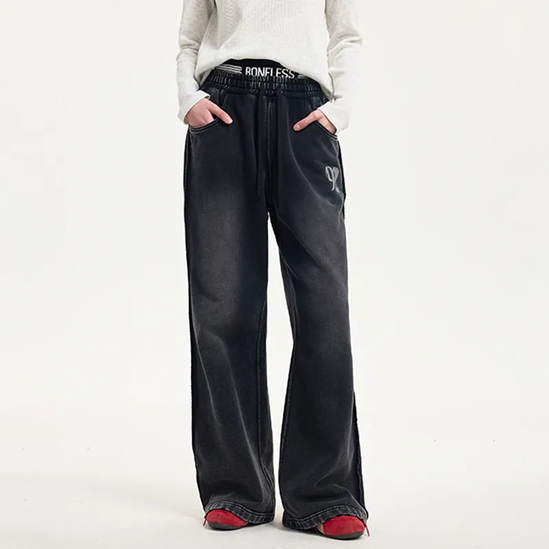 BONELESS Casual Pants Women's Black-3