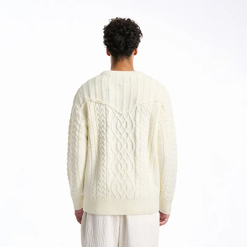 BONELESS Sweaters Unisex Ecru-2