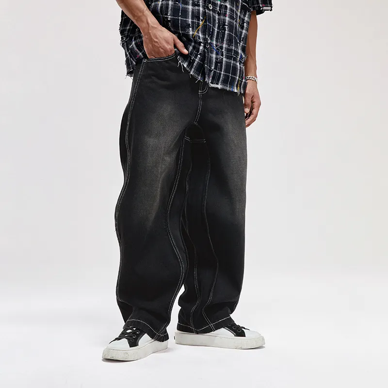 BONELESS Jeans Unisex Black-3