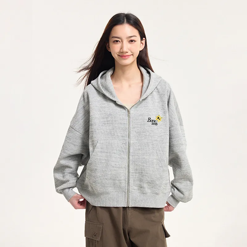BONELESS Sweatshirt Unisex Heather Gray-2