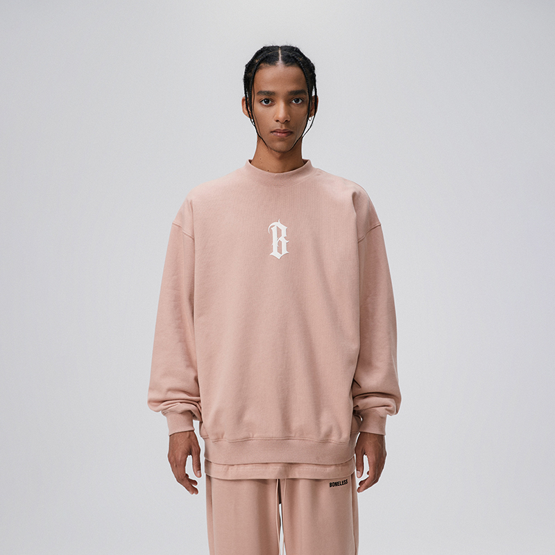BONELESS Sweatshirts Unisex Sky Blue L - POIZON