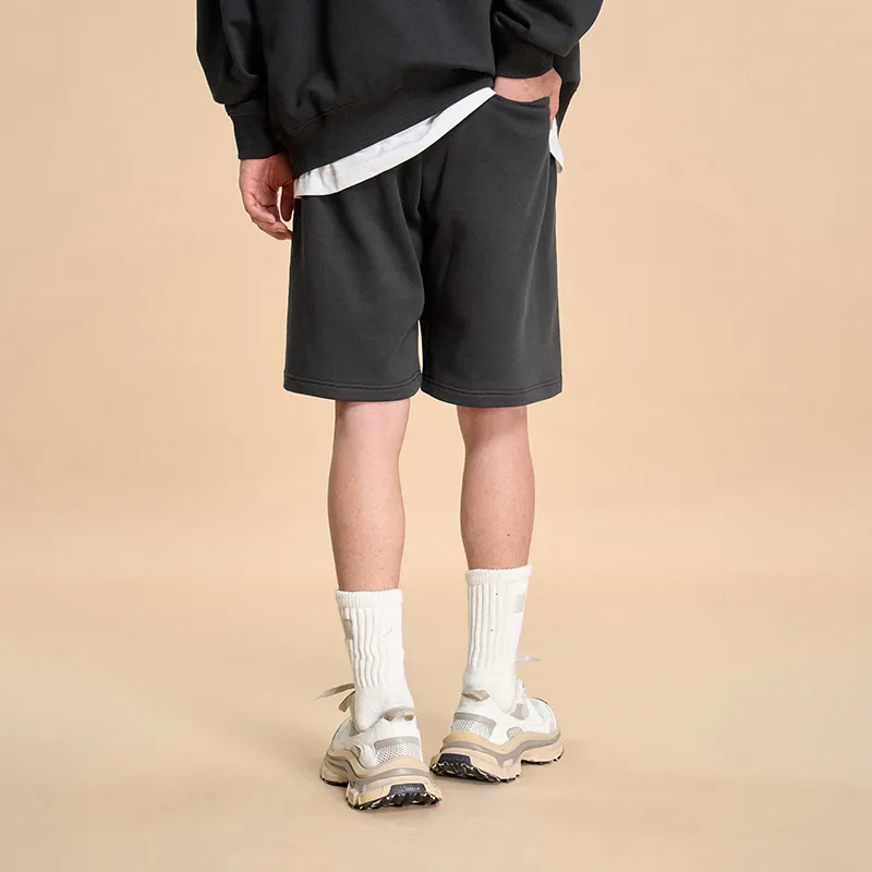 BONELESS Casual Shorts Unisex Charcoal Black-5