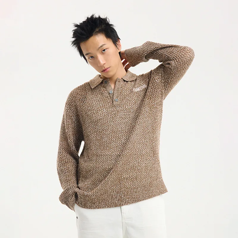 BONELESS Sweaters Unisex Coffee-2