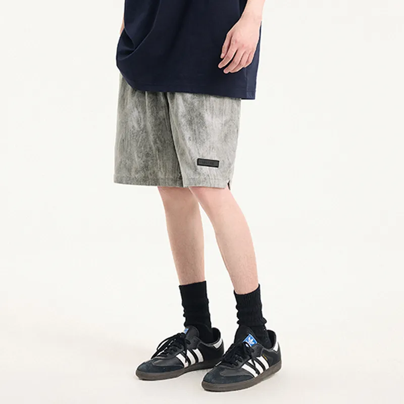 BONELESS Casual Shorts Unisex Dirty Gray-4