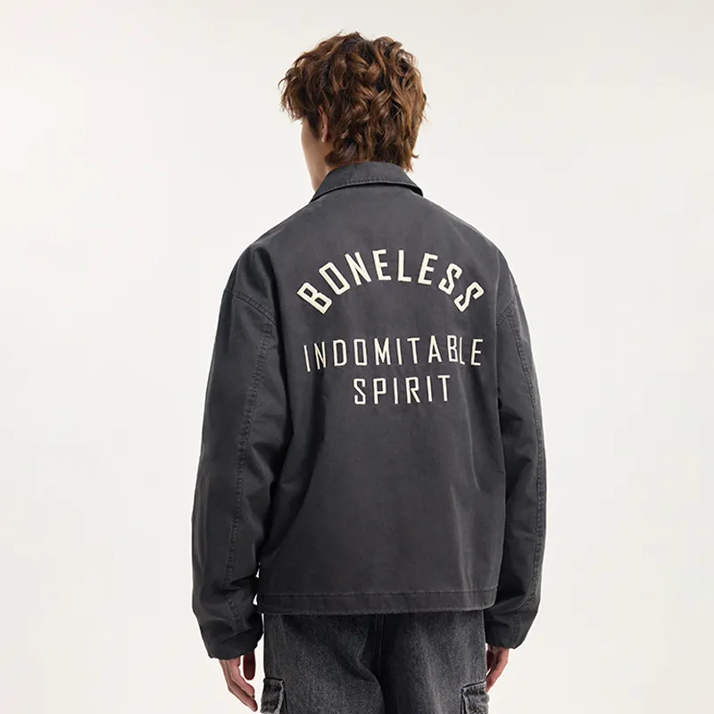 BONELESS Jackets Coats Unisex Black Iron-2