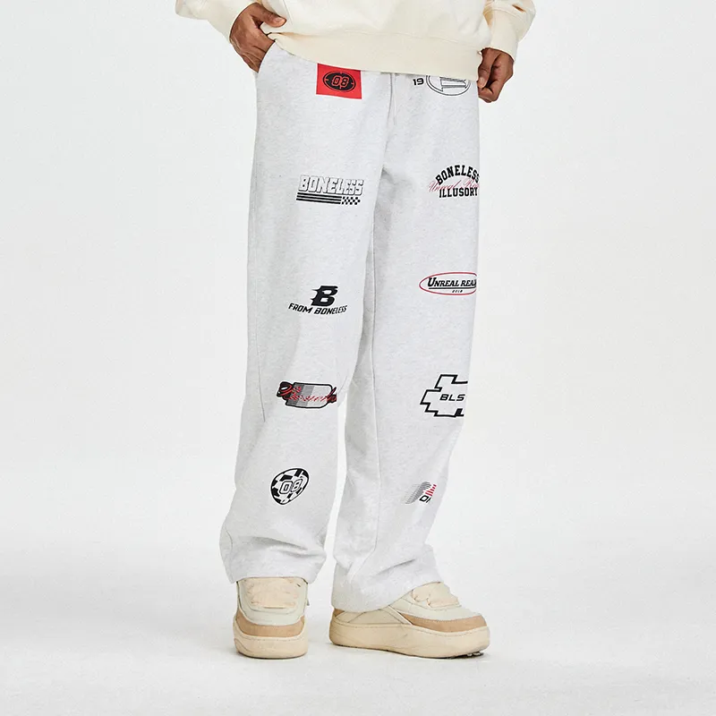 BONELESS Casual Pants Unisex-6