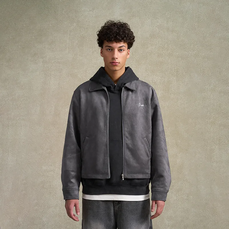 BONELESS Jackets Unisex Dark Gray-2