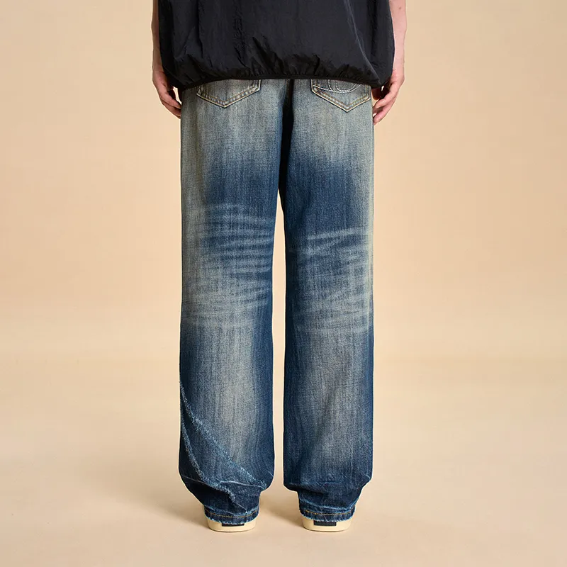 BONELESS Jeans Unisex Vintage Blue-5