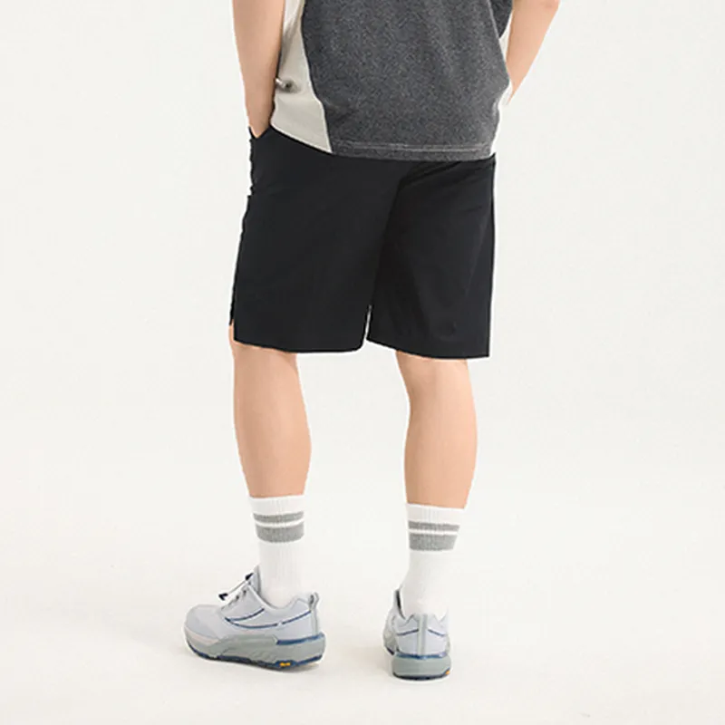 BONELESS Casual Shorts Unisex Black-4