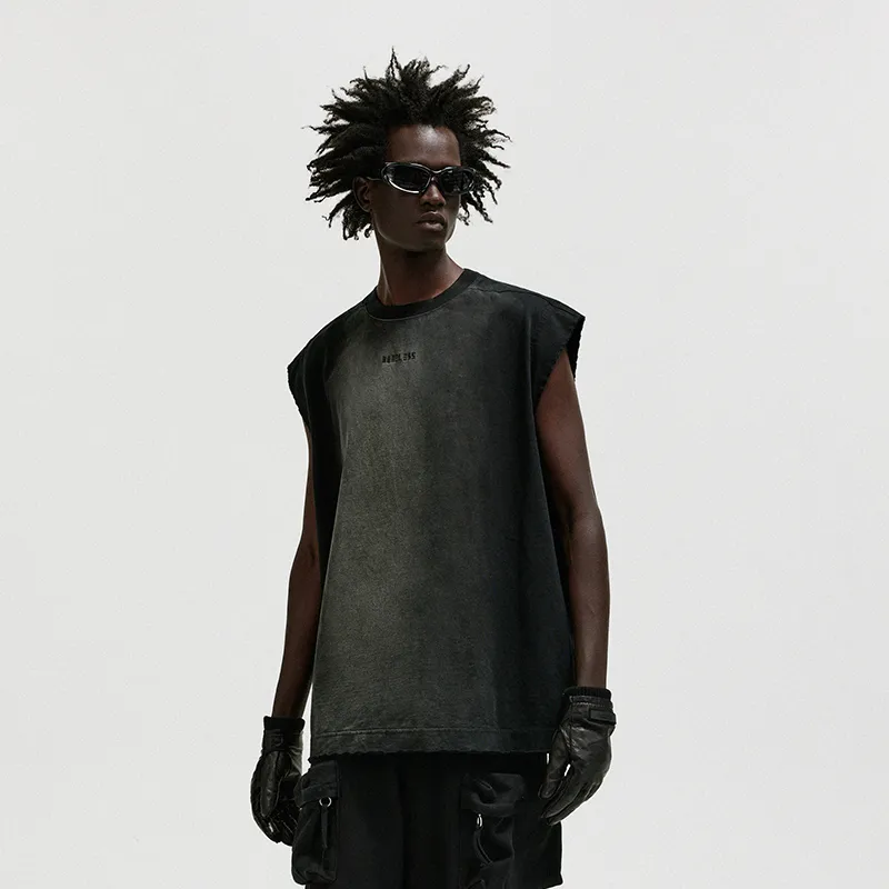 BONELESS Tank Tops Unisex Dark Gray-2
