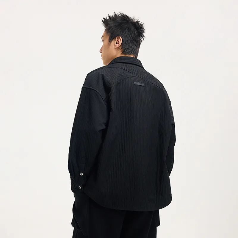 BONELESS Shirts Unisex Black-5