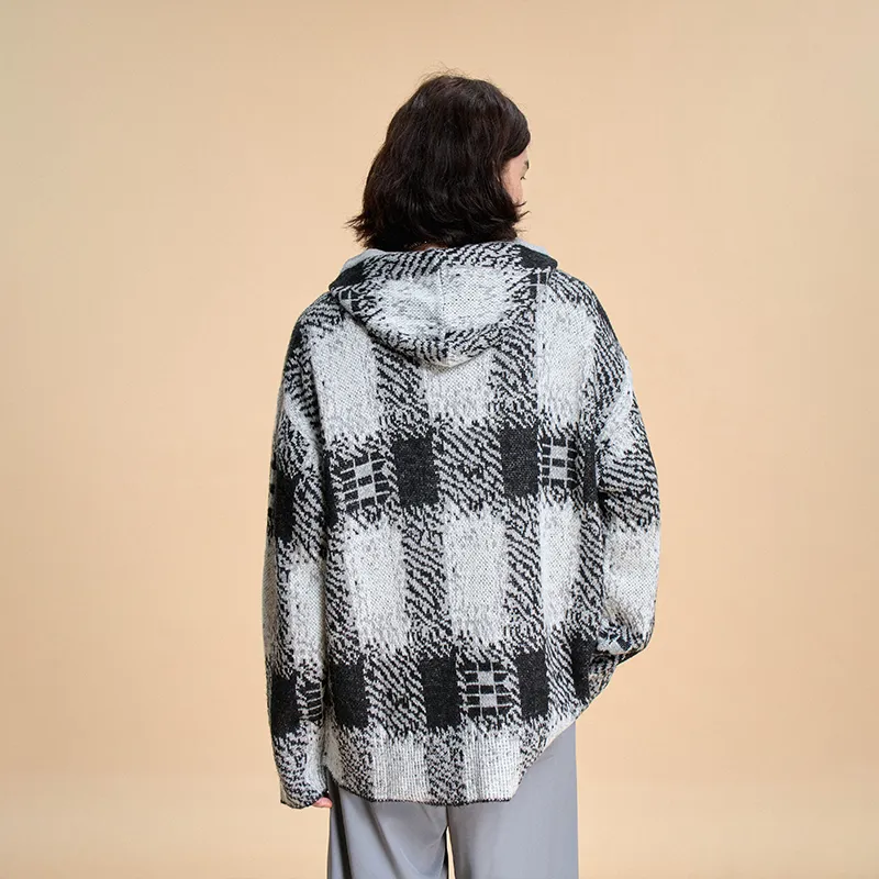 BONELESS Knitwear Unisex Black White-2