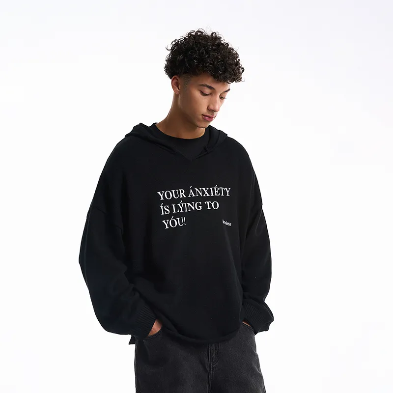 BONELESS Knitwear Unisex Black-3