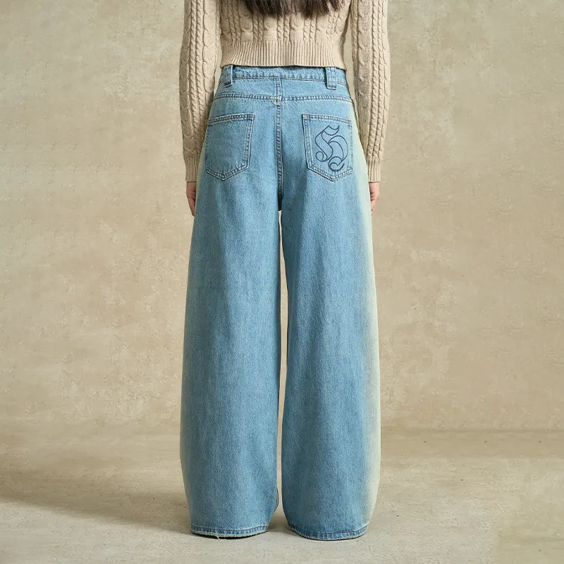 BONELESS Jeans Women's Light Blue-5