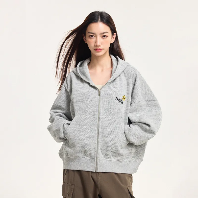 BONELESS Sweatshirt Unisex Heather Gray-3