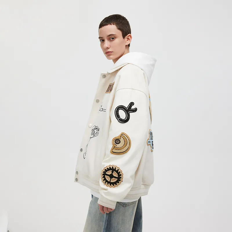 BONELESS Baseball Jacket Unisex-3