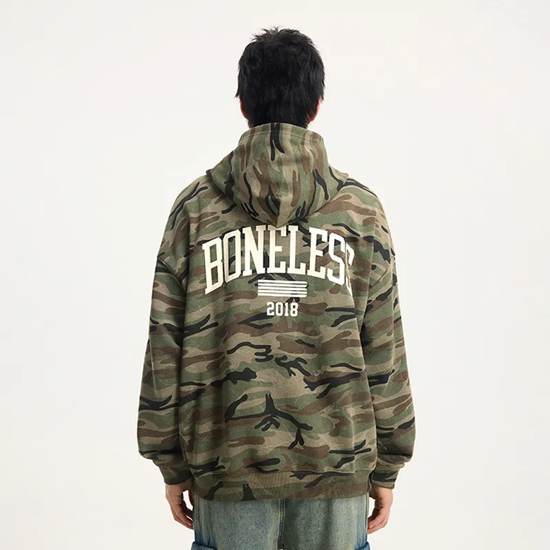 BONELESS Sweatshirt Unisex Camouflage-5