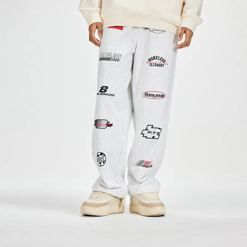 BONELESS Casual Pants Unisex-7