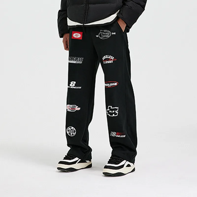 BONELESS Casual Pants Unisex-3