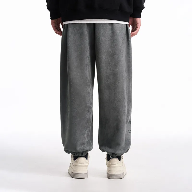 BONELESS Casual Pants Unisex Dark Gray-5