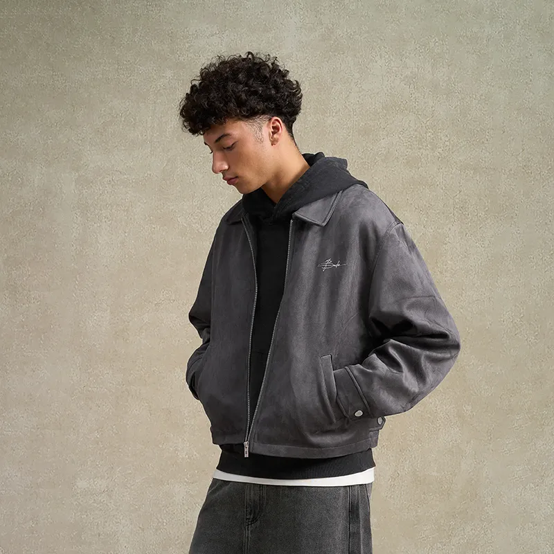 BONELESS Jackets Unisex Dark Gray-4