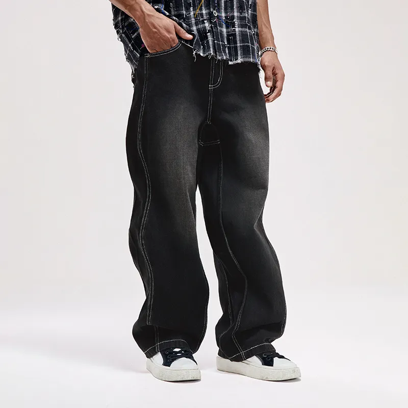 BONELESS Jeans Unisex Black-4