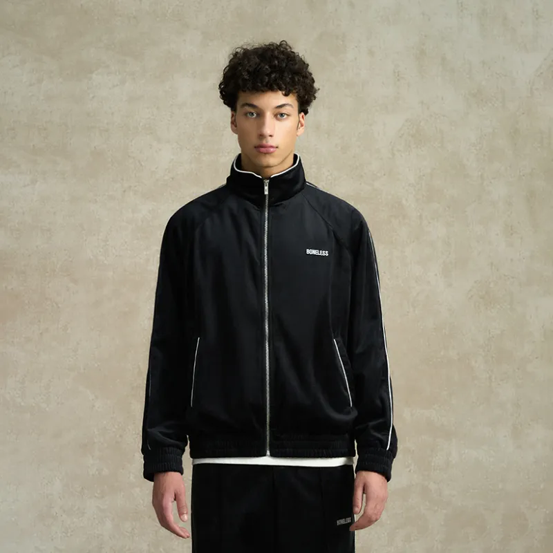 BONELESS Jackets Coats Unisex Black-2