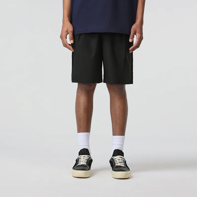 BONELESS Casual Shorts Unisex Black-2