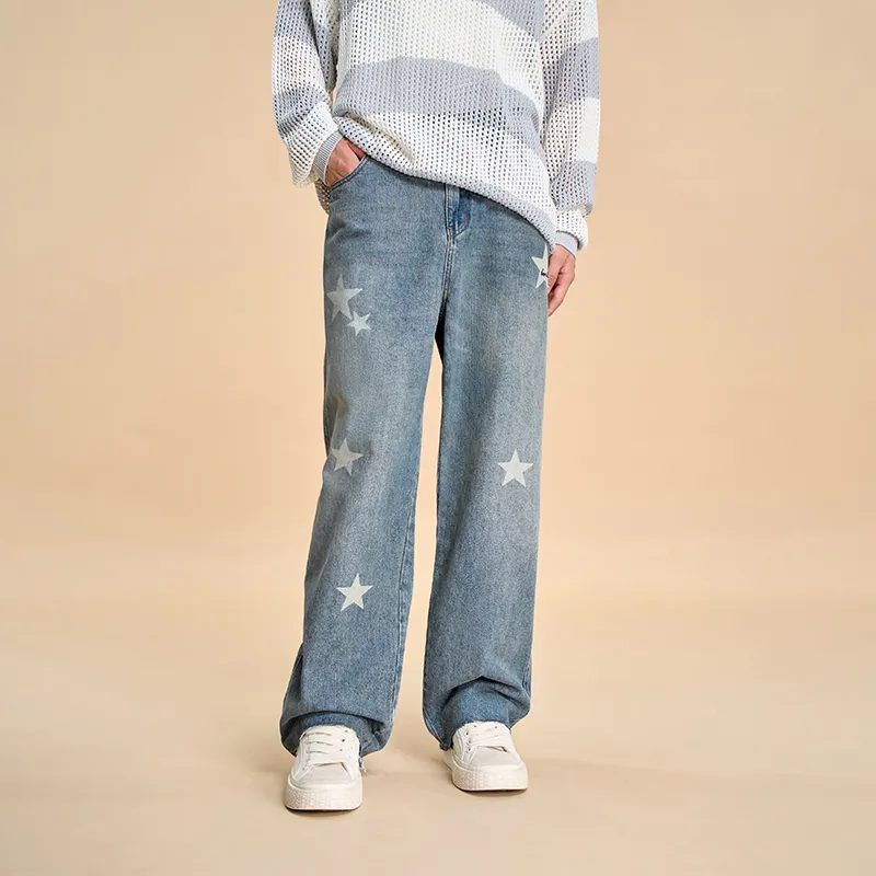 BONELESS Jeans Unisex Light Blue-3