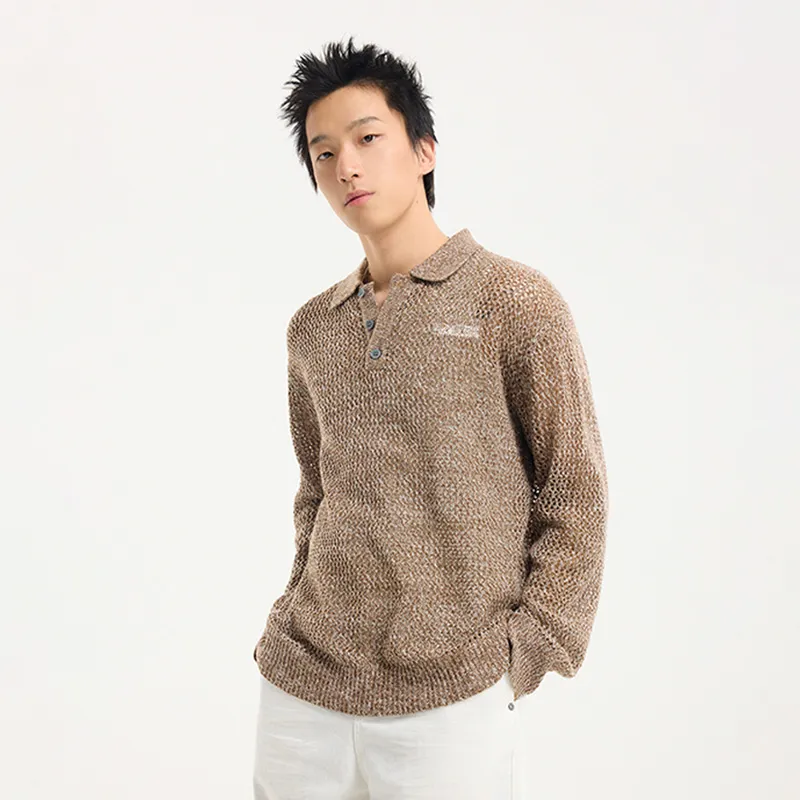 BONELESS Sweaters Unisex Coffee-3