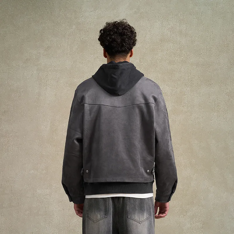 BONELESS Jackets Unisex Dark Gray-5