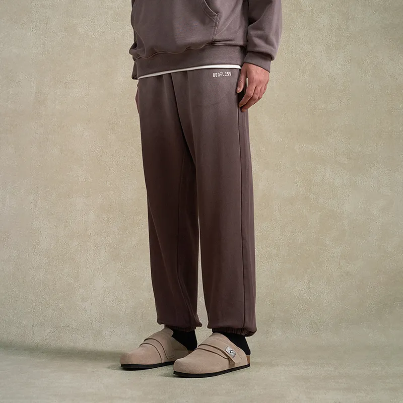 BONELESS Casual Pants Unisex Gradient Coffee-4