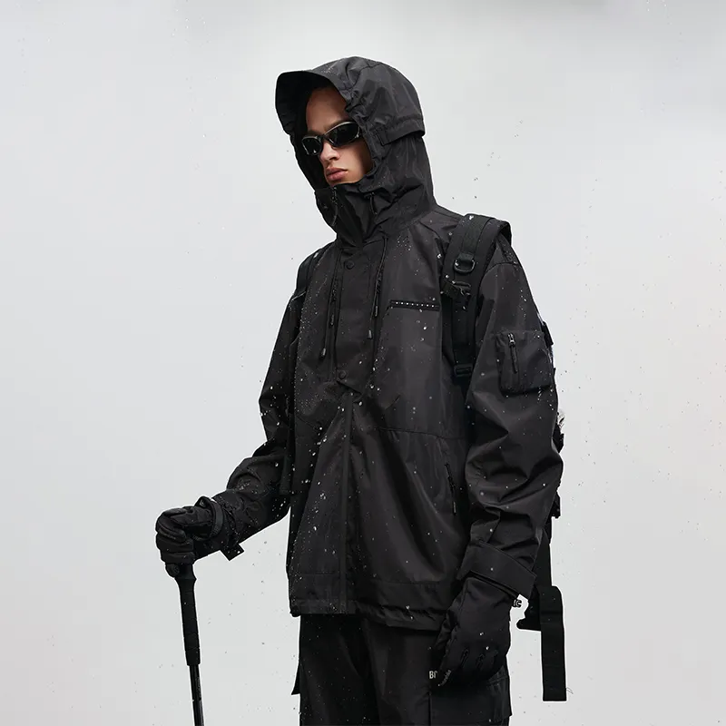 BONELESS Jackets Unisex Rock Black-3