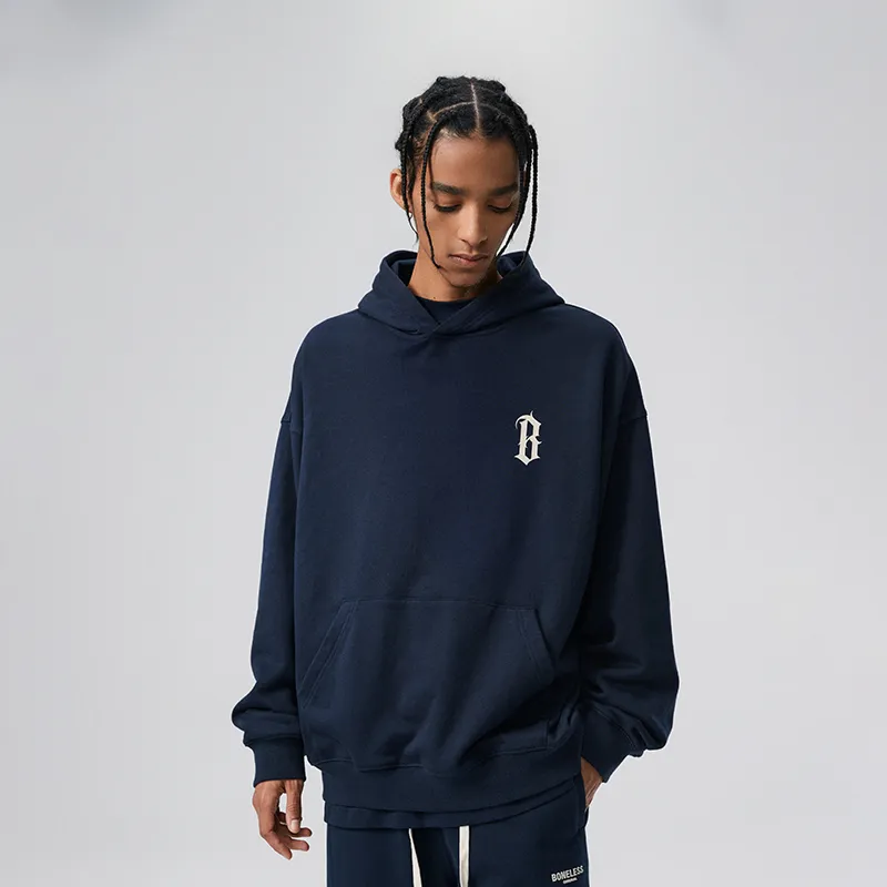 BONELESS Loose Casual Unisex Sweatshirt-11