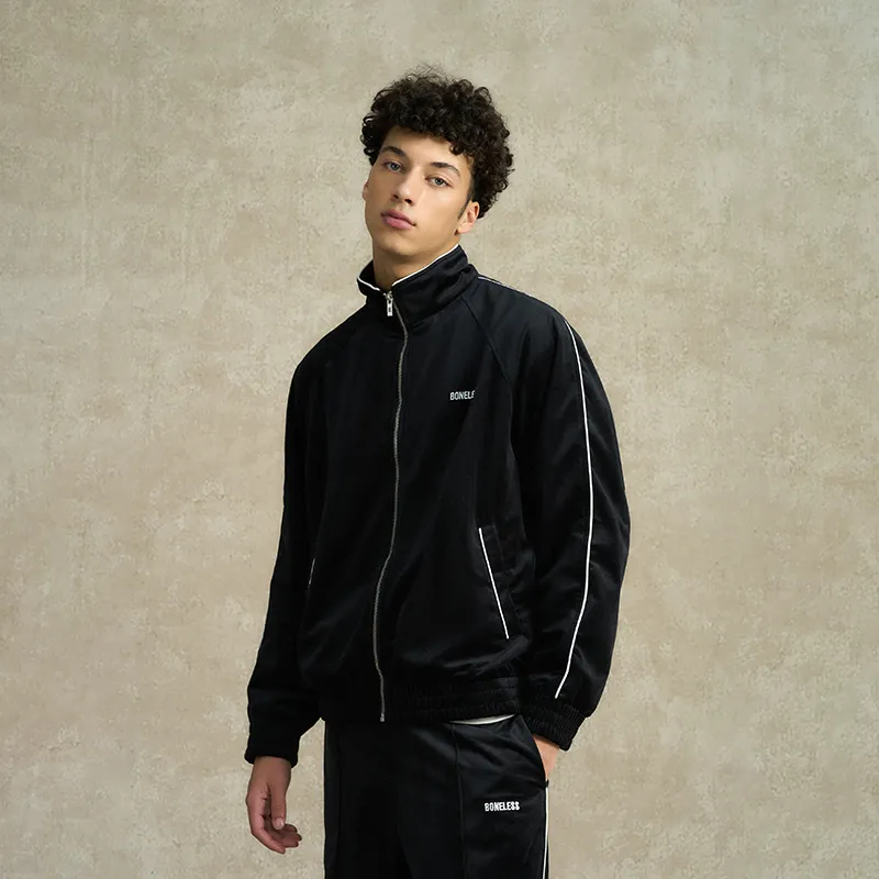 BONELESS Jackets Coats Unisex Black-3