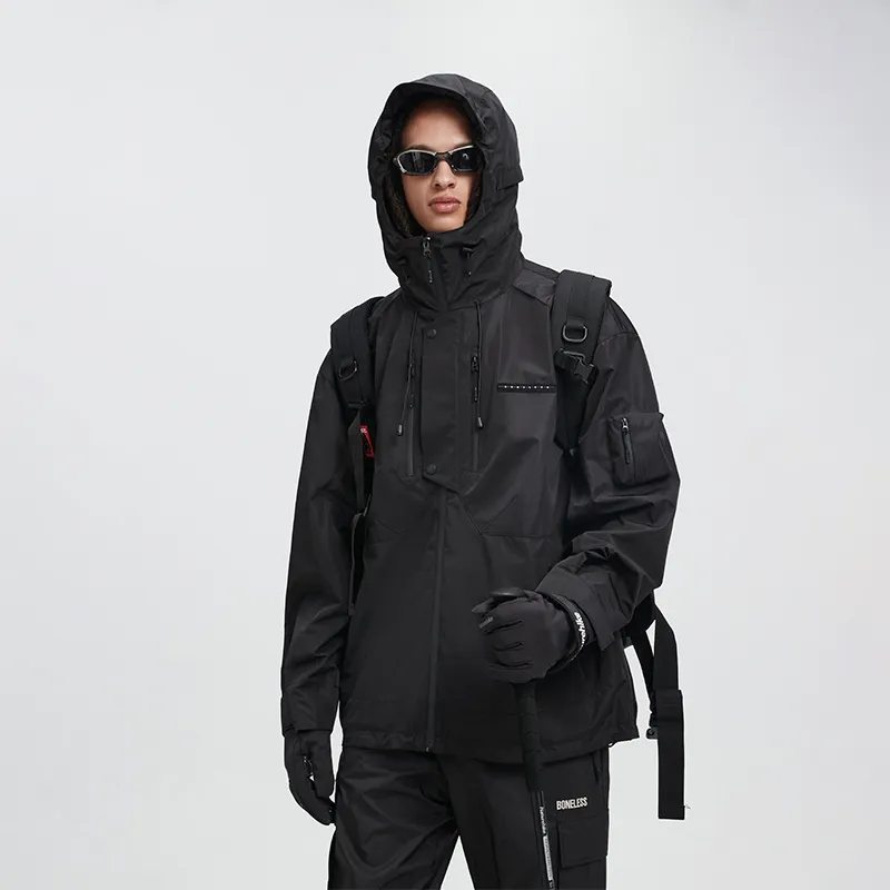 BONELESS Jackets Unisex Rock Black-2