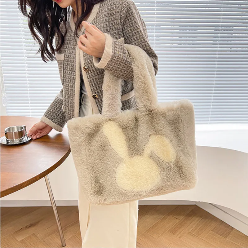 NOMK Plush Shoulder Bag Women's Multicolor-13