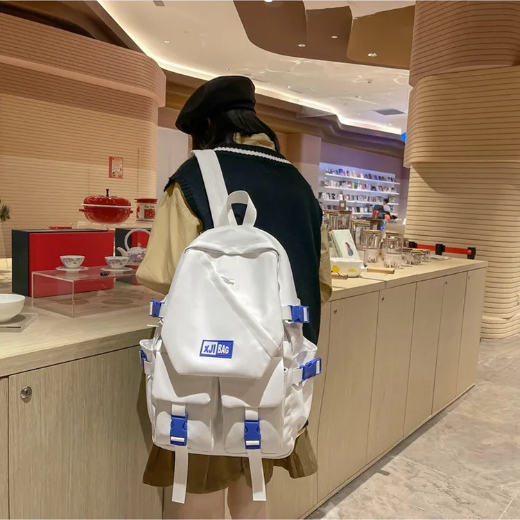 NOMK Nylon Laptop Bag Backpack Regular Unisex-13
