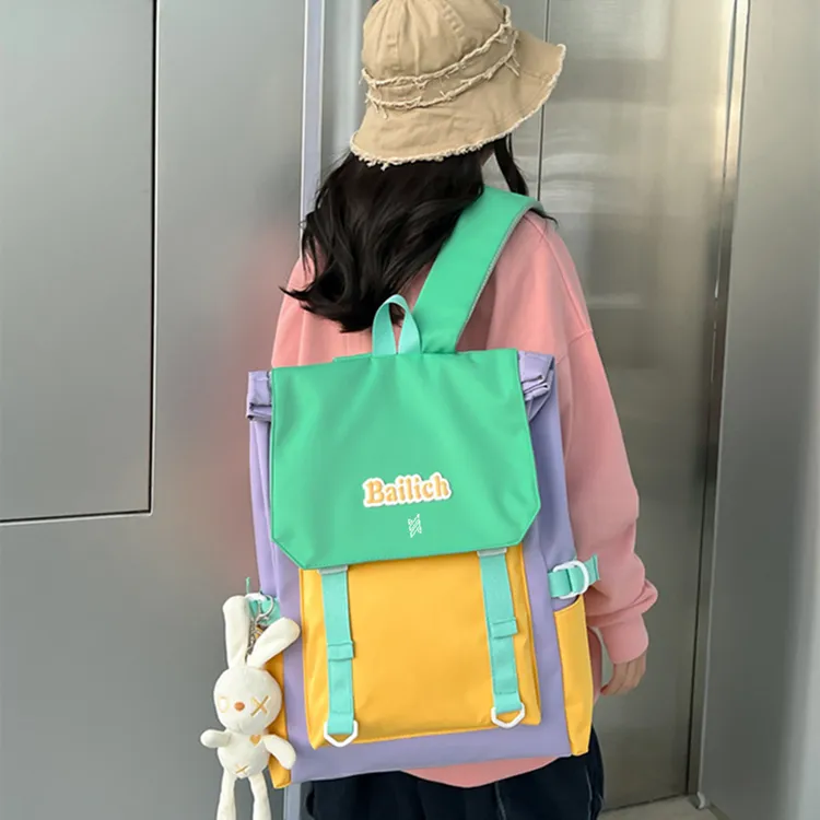 NOMK Oxford Backpack Unisex Multicolor-7