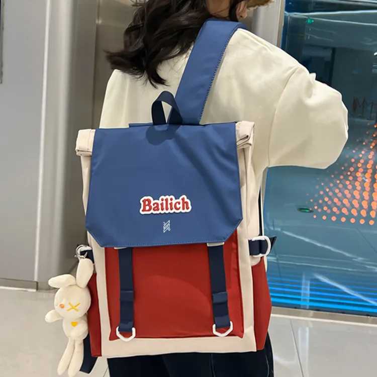 NOMK Oxford Backpack Unisex Multicolor-1