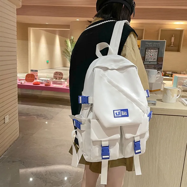 NOMK Nylon Laptop Bag Backpack Regular Unisex-11