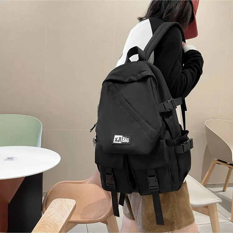 NOMK Nylon Laptop Bag Backpack Regular Unisex-1