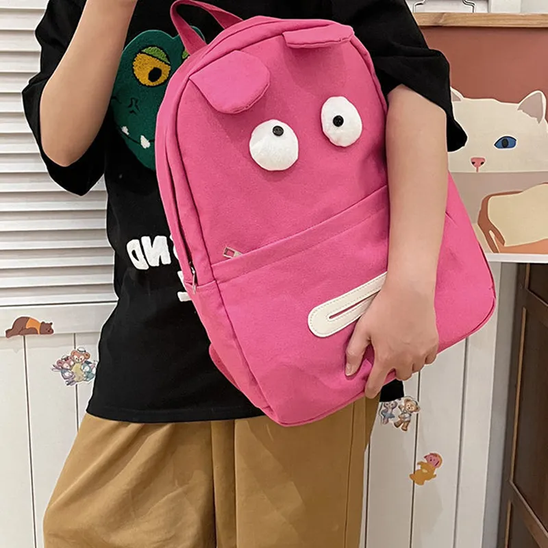 NOMK Canvas Backpack Regular Unisex Black-9